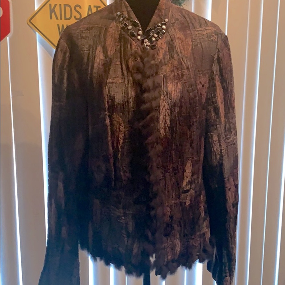 Passion Concepts fur-trimmed dress jacket - Picture 5 of 8